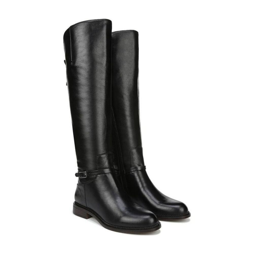 New! FRANCO SARTO Women's Riding Boots Tall Boots Black Knee High Size 6